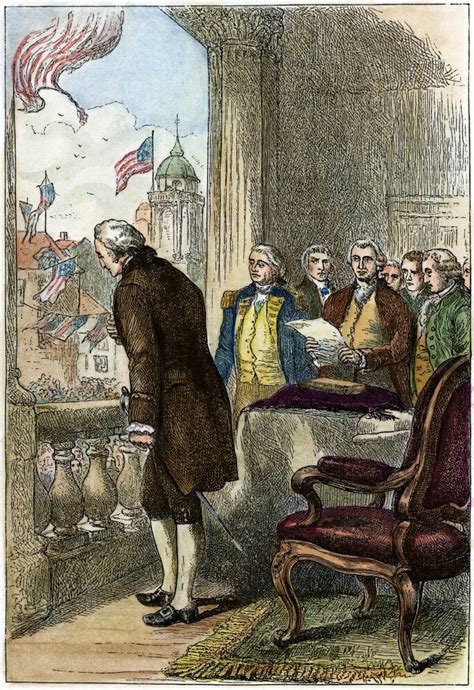 Posterazzi Washington Inauguration 1789 George Washington Bowing To