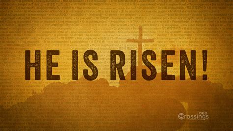 Jesus Is Risen Easter Sunday Crossings Community Church