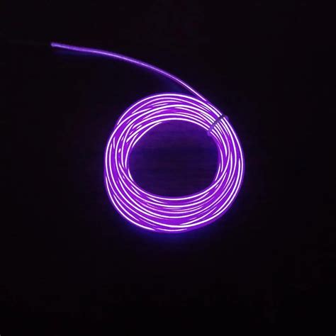 top sale cheap multi color glowing 100m el wire roll electroluminescent rgb neon wire buy neon