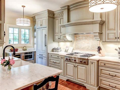 Kitchen White Country Kitchen Cabinets Island In The Middle Mix