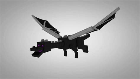 flying minecraft ender dragon fully rigged with c motion cinema4d model to download youtube