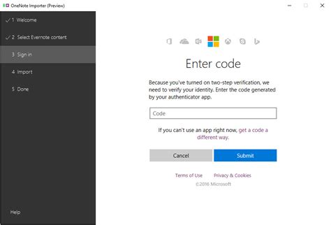 Enter codes there last updated: Troy Hunt: Evernote is crippling their free service, here's how to move to OneNote