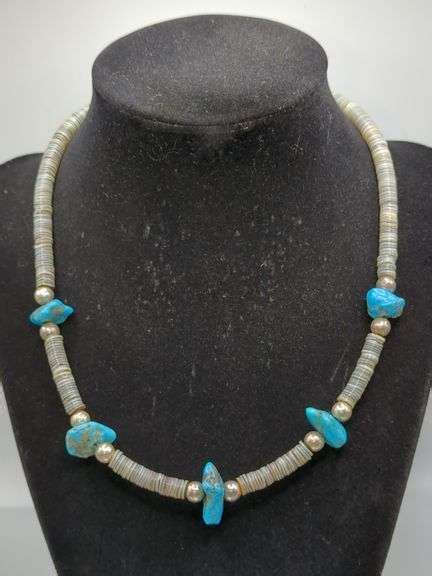 Turquoise Beads Necklace Isabell Auction