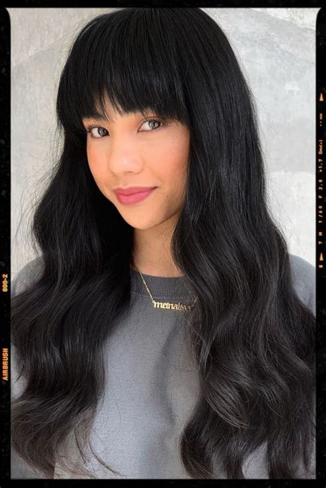 share more than 88 long black hairstyles with bangs best in eteachers