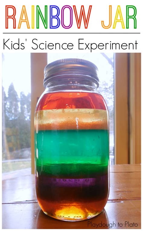 Rainbow In A Jar Science For Kids Fun Crafts Kids