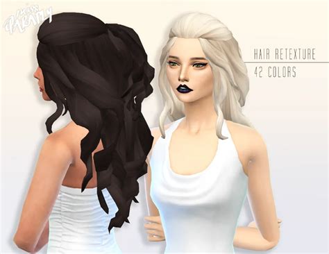 Sims 4 Hairs Miss Paraply Kiara 24 Romantic Hairstyle