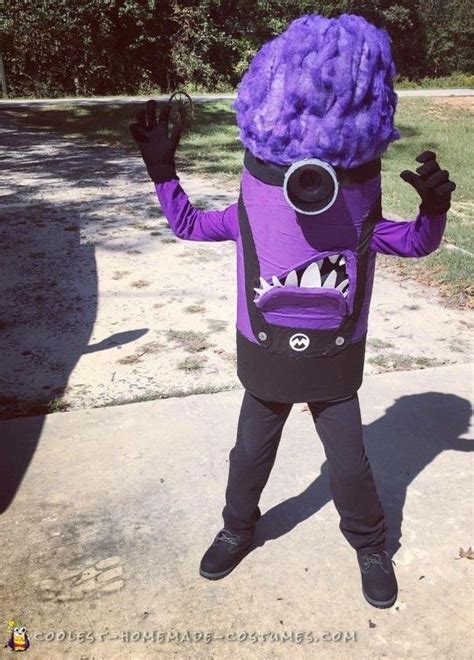 Cool Handmade Evil Purple Minion Costume Purple Minion Costume