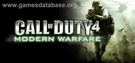 Call Of Duty 4 Modern Warfare Valve Steam Games Database