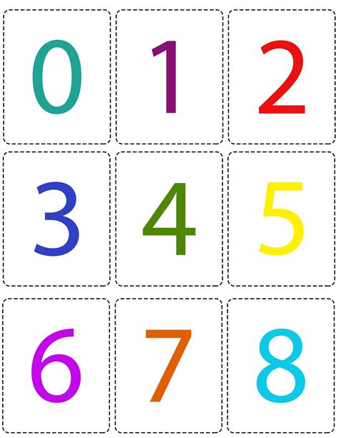 Printable Number Cards 0 10 Printable Word Searches