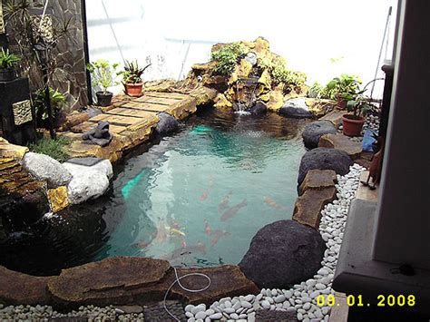 Taman Minimalis Modern | Kolam Hias Batu Alam | Air Terjun ...