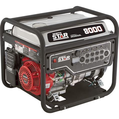 Northstar Portable Generator — 8000 Surge Watts 6600 Rated Watts Carb