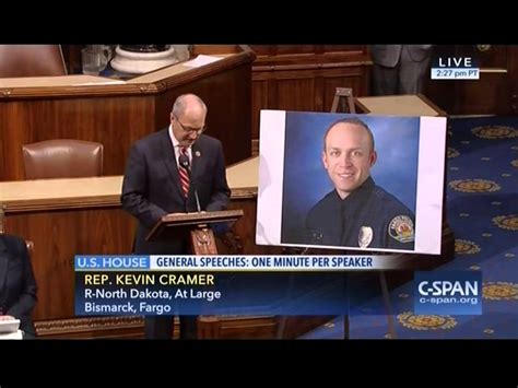 Congressman Cramer Honors Officer Jason Moszer On House Floor Youtube