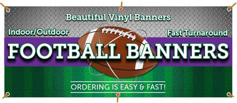 Vinyl Football Banners