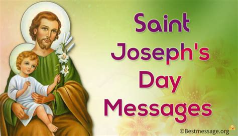 Wonderful Wishes And Messages On Saint Josephs Day