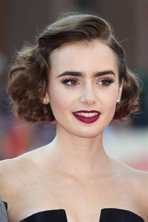 Lily Collins Beauty Lily Collins Hair Makeup