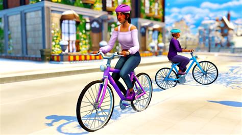 Новые расцветки для велосипедов и шлемов скачать для The Sims 4 Моды