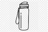 Bottle Water Clipart Drink Gym Sports Plastic Mineral sketch template