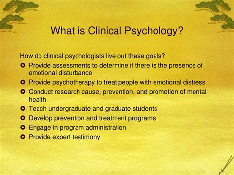 Ppt Introduction To Clinical Psychology Powerpoint Presentation Free