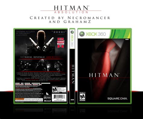 Hitman Absolution Xbox 360 Box Art Cover By Necromancer