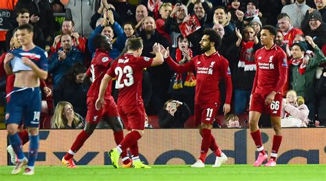 Liverpool 4 Red Star Belgrade 0 Salah Double Leads Ucl Rout Sports Illustrated