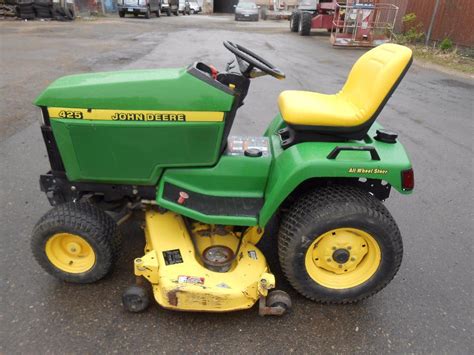 John Deere 425 Aws Garden Tractor Lawn Mower Runs More Commercial