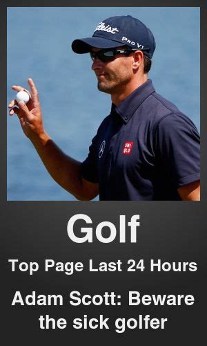 Top Golf Link On Telezkope Com With A Score Of Adam Scott