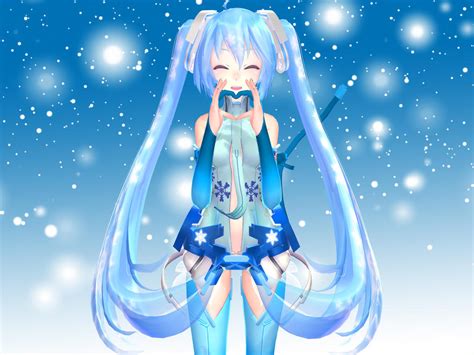 Mmd Snowy Miku Loves You By Ginger Hill On Deviantart