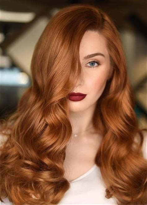 Ginger Hair Color Dye Fashion Style
