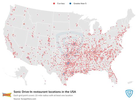 List Of All Sonic Drive In Restaurant Locations In The Usa Scrapehero