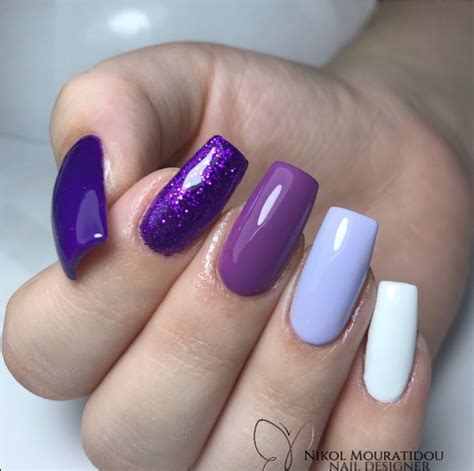60 Pretty Purple Nails The Glossychic