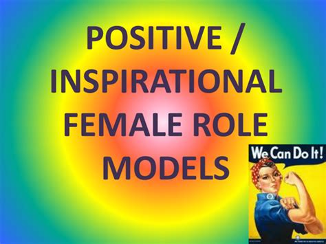 Positive Female Role Models By Natport Teaching Resources Tes