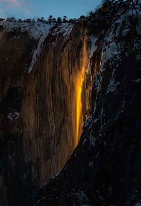 Yosemites Horsetail Falls Firefall — David Grimes Photography