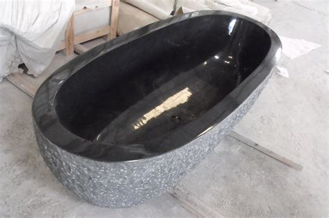 Granite Bath Tub Black Stone Bathtub Ms0150 Milestone International
