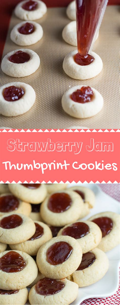 These Strawberry Jam Thumbprint Cookies Are So Fun To Make It S A