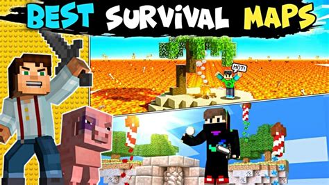Top 5 Minecraft Survival Maps Download Pe Best Minecraft Survival