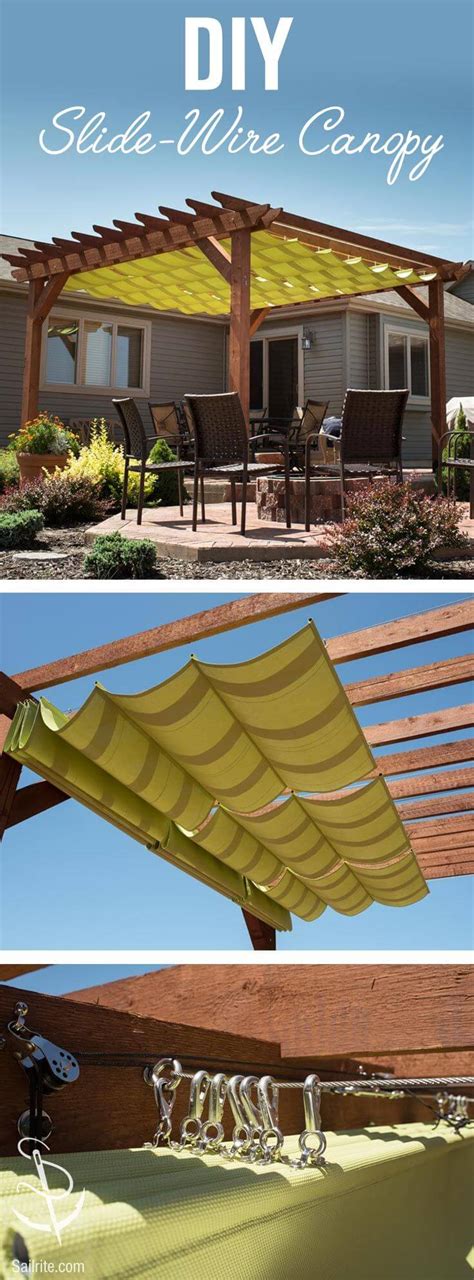 A slice of shade creating canopies. 22 Best DIY Sun Shade Ideas and Designs for 2017