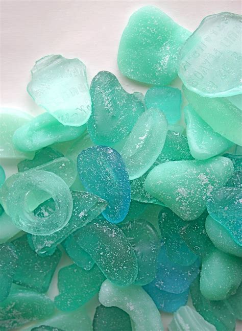 Edible Sea Glass Candy Looks Just Like It Washed Up On The Beach — Colossal Sea Glass Mint