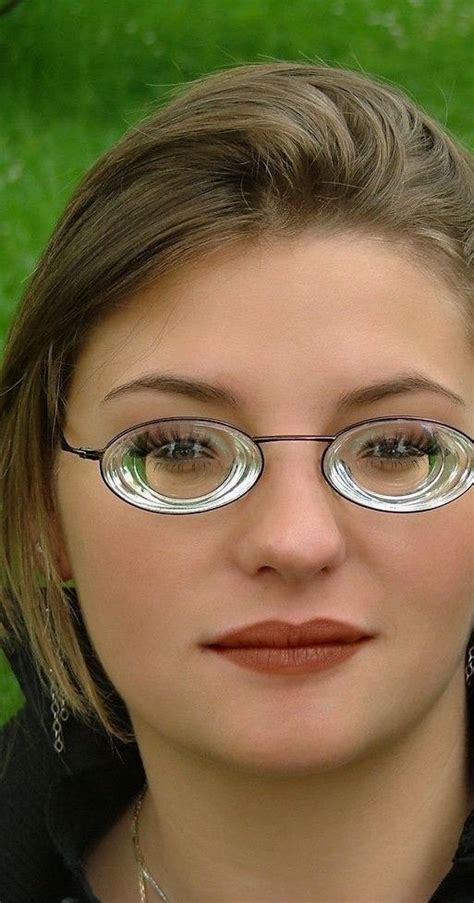 Girls With Glasses Round Glass Eyeglasses Diamond Earrings Cat Eye