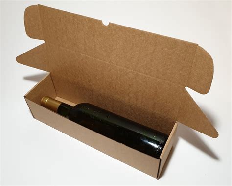 Wine Bottle Gift Boxes From Cardboard With Lid 32 X 8 3 X Etsy