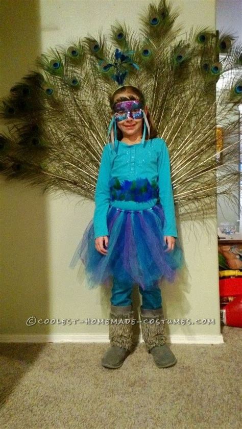 Shop for fortnite themed costumes in fortnite. Peacock Costume Designed by a 7 Year Old Girl | Peacocks ...