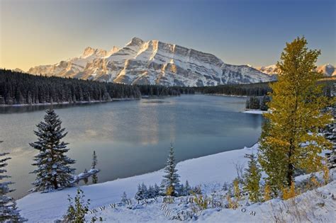 Scenic Winter Landscape Photo Banff Park Photo Information