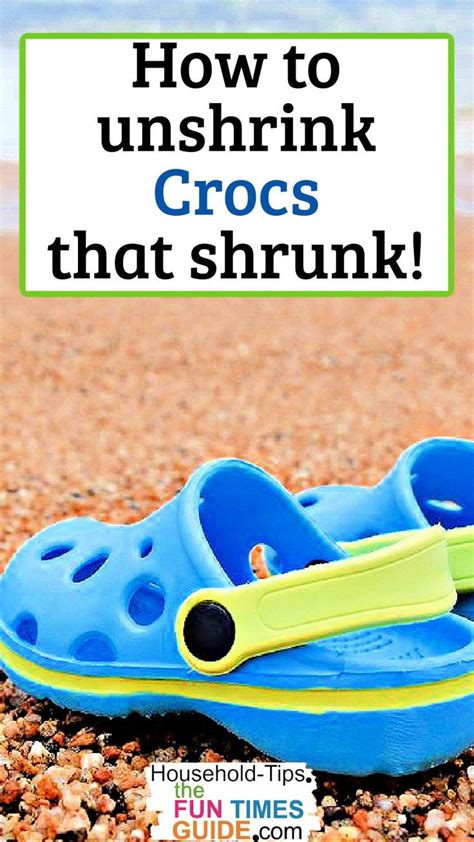 How To Un Shrink Crocs Shoes That Have Shrunk In 2020 Crocs Saving
