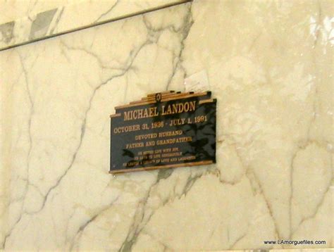 Los Angeles Morgue Files Bonanza Actor Michael Landon 1991 Hillside