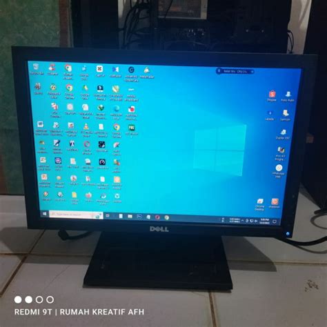 Jual Monitor Dell 17 Inch Wide Screen Bekas Normal Dan Tampilan Masih