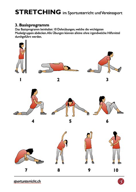 Dossier Stretching Dehnen Im Sportunterricht