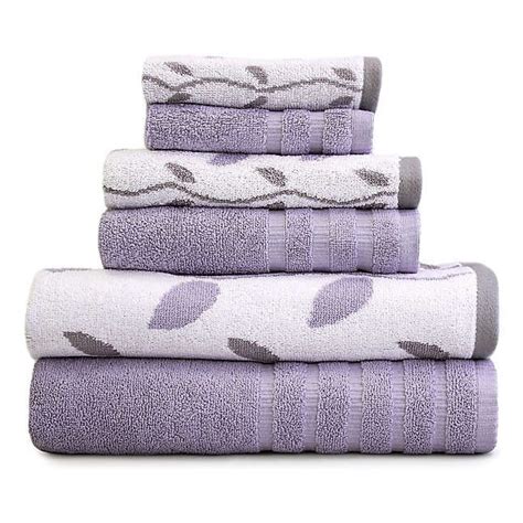 Dark purple and white bedding. Bath Towel Sets | Bed Bath & Beyond | Towel set, Blue bath ...