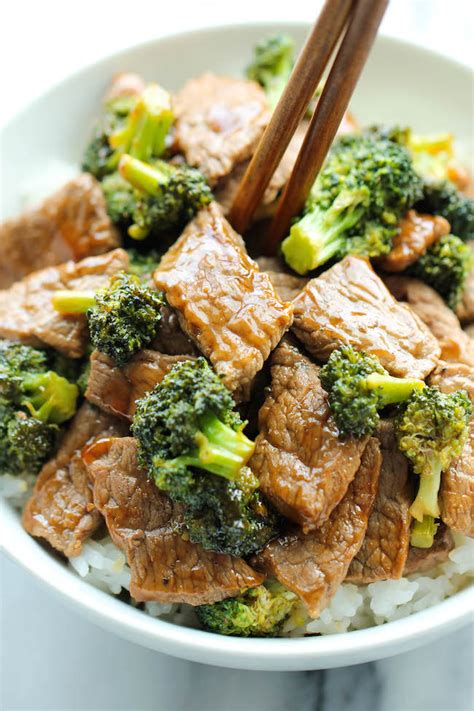 Beef And Broccoli With White Rice Calories Broccoli Walls