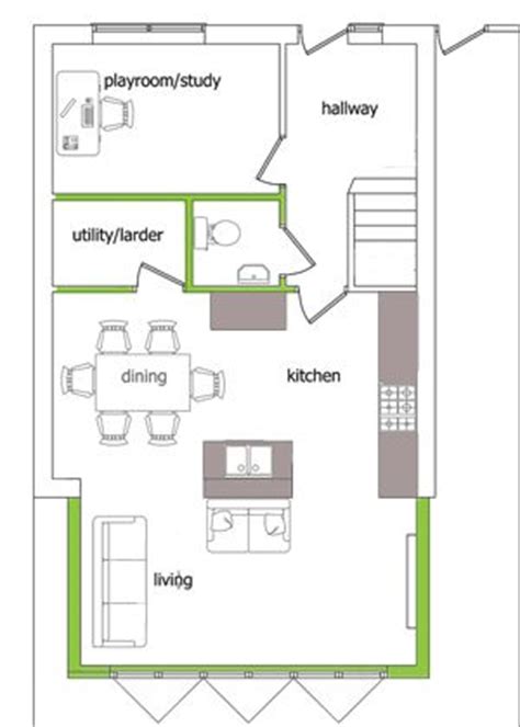 Small living room dining bo layout ideas simple combo apartment. Playroom with front window, utility where chimney breast ...