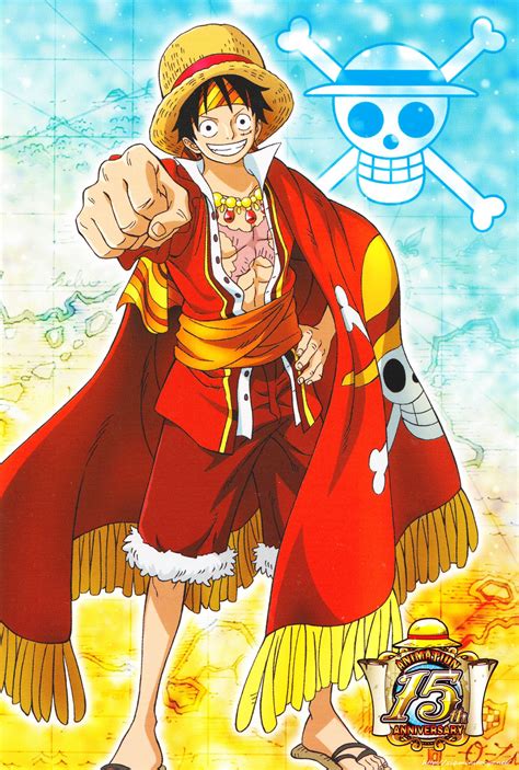One Piece One Piece 15th Anniversary Post Card Minitokyo