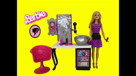 Barbies Malibu Style Salon Playset From Mattel Kids Station Youtube